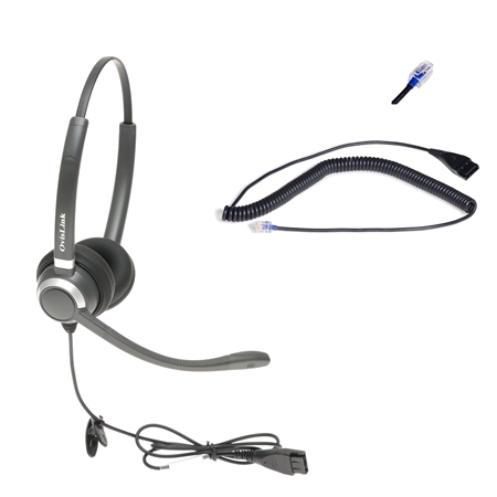 Polycom Phone Dual Ear Headset by OvisLink