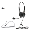 Dual Ear Call Center Headset with 2.5mm Quick Disconnect Cord