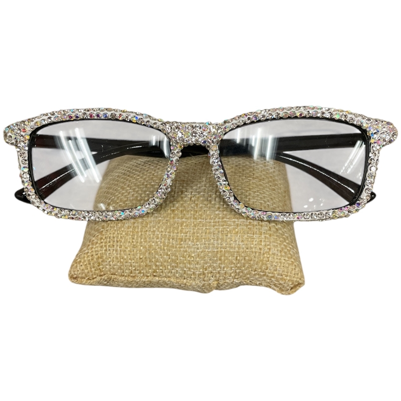 101AB RHINESTONE AB READING GLASSES