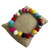 119ML 10MM MULTI COLORS CRYSTAL BRACELET