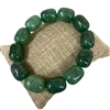 1210DG  LARGE  DARK GREEN MULTI SEMI-PRECIOUS STONE BRACELET