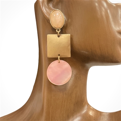 13-2135 SQUARE DANGLE EARRINGS