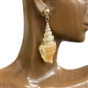 13-2368 GOLD & SHELL EARRINGS