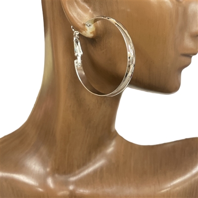 13-3182 FLAT HOOP EARRING