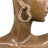 13-4199 BRAIDED HEART HOOP EARRINGS