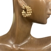 13-4295 SPOTTED HOOP EARRINGS