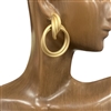 13-4296  INTERLINKED CIRCLES HOOP EARRINGS