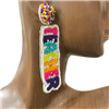 13-5486 MULTI COLOR TEACHER SEED BEAD EARRINGS