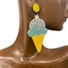 13-5995   ICE CREAM ACRYLIC EARRINGS