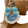 13-6068 BABY SHOWER SEED BEAD EARRINGS