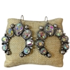 13-6980 SILVER AB CRYSTAL CRESCENT DANGLE EARRINGS