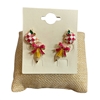 13-7565 APPLE PENCIL 2 PAIR STUD EARRINGS SET