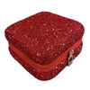 1340RD  SMALL RED RHINESTONE JEWELRY BOX