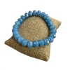 136SYB 10MM SKY BLUE CRYSTAL STONE BRACELET