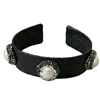 137S  PEARL HEMATITE RHINESTONE BRACELET