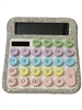 1426AB AB RHINESTONE RAINBOW CALCULATOR