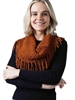 145645RC  RUSTIC TASSEL INFINITY SCARF