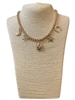 15-2187 MULTI CHARM BEADED WESTERN NECKLACE
