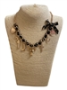 15-2278G  LEOPARD PRINT WESTERN CHARM NECKLACE