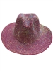 1575PK PINK BLING  ADJUSTABLE COWBOY HAT