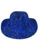 1575RB ROYAL BLUE  BLING  ADJUSTABLE COWBOY HAT