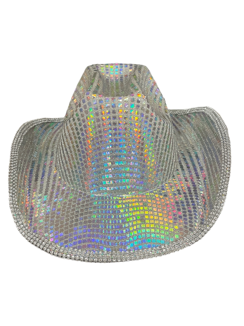 1575SLV  SILVER  BLING ADJUSTABLE HAT