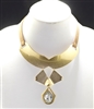 CRYSTAL PENDANT COLLAR NECKLACE