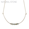 16866 NATURAL STONE CHOKER NECKLACE