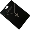 16893 CUBIC ZIRCONIA CROSS SHORT NECKLACE