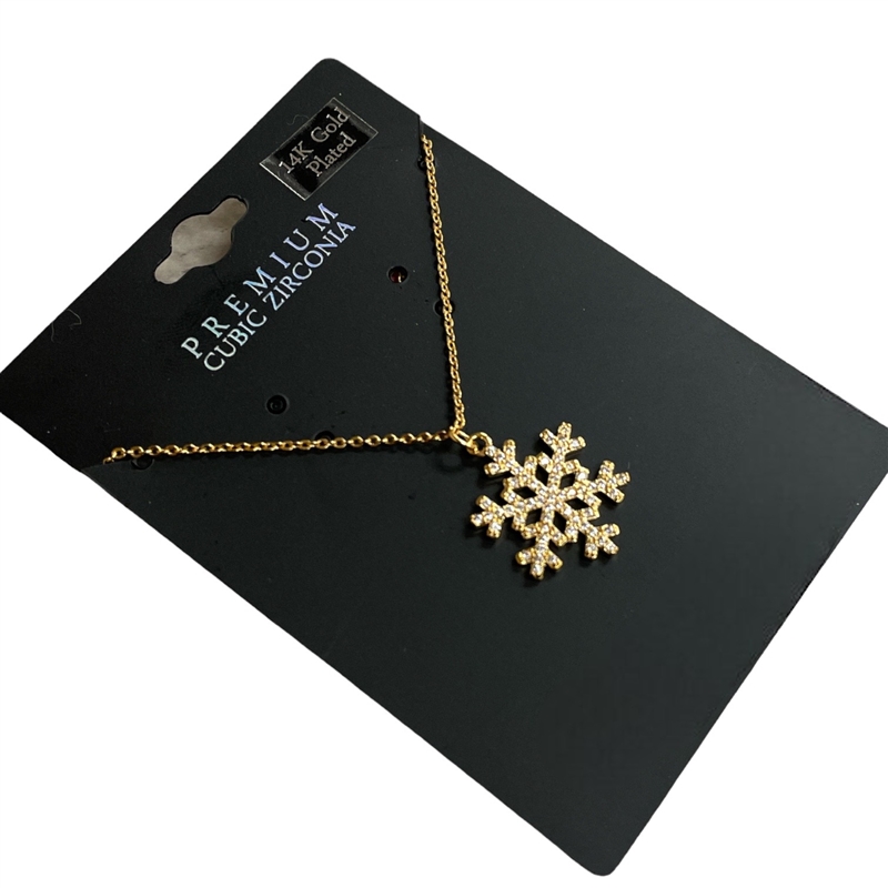 16896XCR SNOWFLAKE NECKLACE