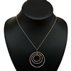 16957M MULTI COLOR CIRCLE  NECKLACE