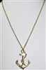 16961 METAL CHAIN ANCHOR NECKLACE