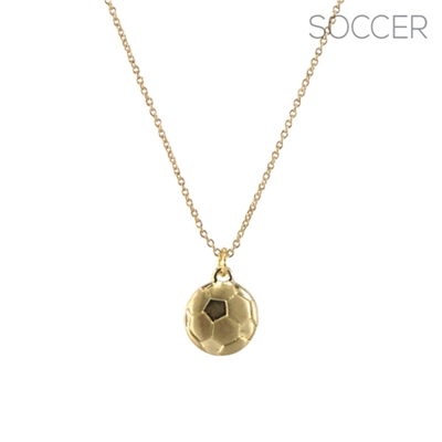 16969 SOCCER BALL CHAIN NECKLACE