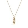 16976 FISH BONE CHAIN NECKLACE