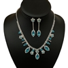 16989 RHINESTONE OVAL SET NECKLACE