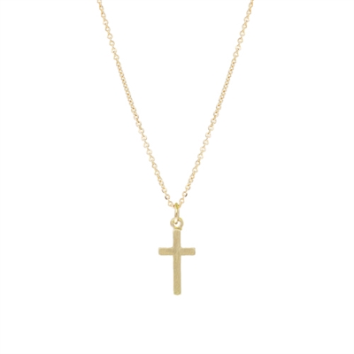 17055 SMALL CROSS CHAIN NECKLACE