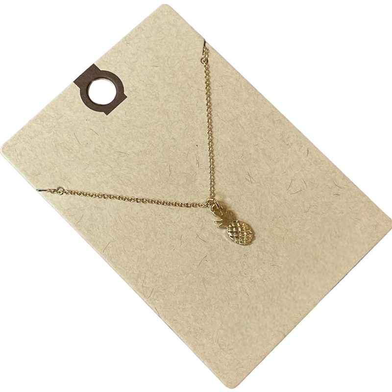 17250 SMALL PINE APPLE THIN SHORT NECKLACE