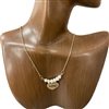 17488  FRESH WATER PEARL "LOVE" HEART NECKLACE