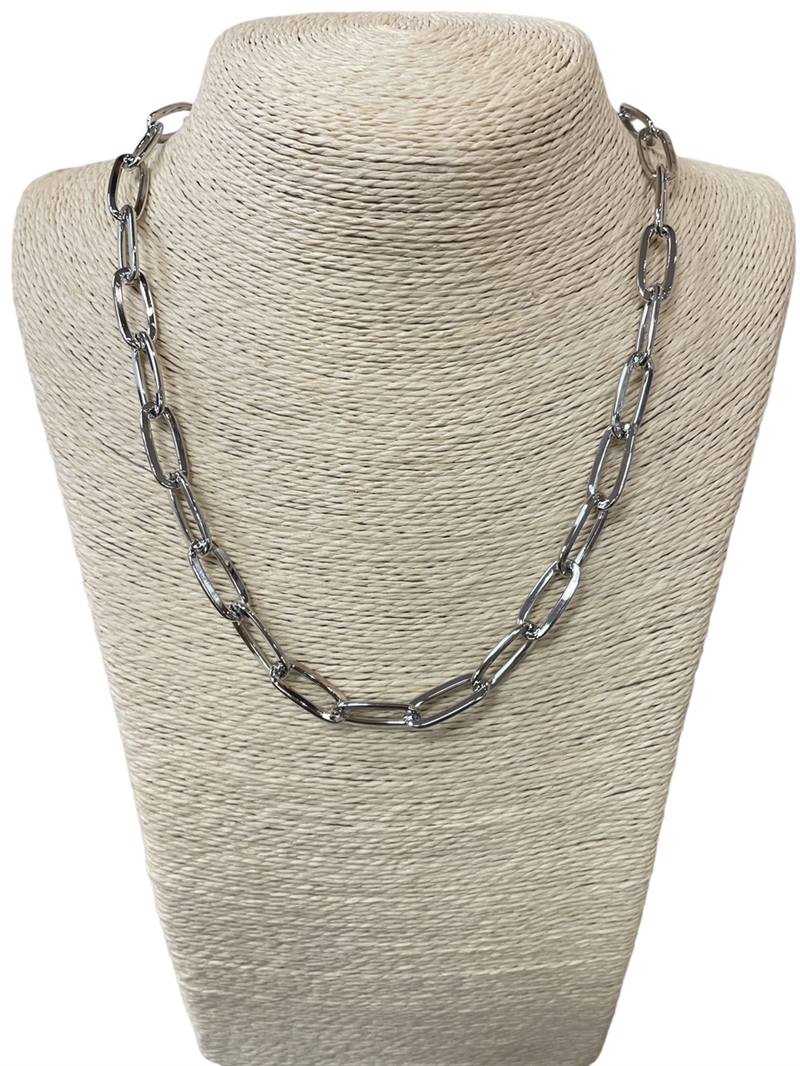 17514  CHAIN LINK SHORT NECKLACE