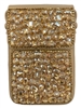 1762BC  CHAMPAGNE RHINESTONE CROSSBODY BAG