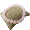 180LP  10MM LIGHT PINK CRYSTAL BRACELET