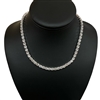 18365-3  16''  SMALL SQUARE RHINESTONE NECKLACE