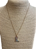 18464 MULTI COLOR  BOOT SHORT NECKLACE