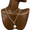 18473 17MM SINGLE PEARL SHORT NECKLACE