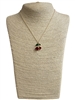 18553 CHERRY THIN SHORT GOLD NECKLACE