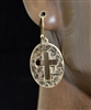 18629E CROSS CUT-OUT EARRINGS