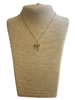 18716 THIN BOW RHINESTONE NECKLACE