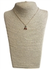 18723 SMALL CHERRY THIN SHORT GOLD NECKLACE