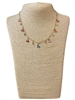 18777 MULTI COLOR CHERRY CHARMS NECKLACE