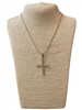 1880 MEDIUM CRYSTAL CROSS NECKLACE